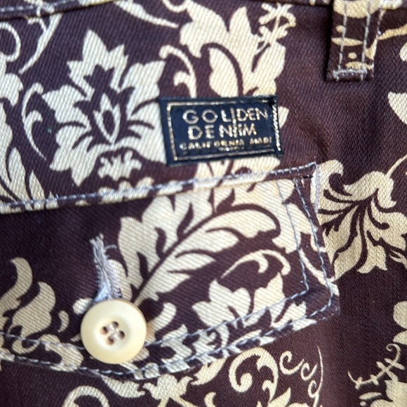 Golden denim designer jeans - Picture 7 of 8